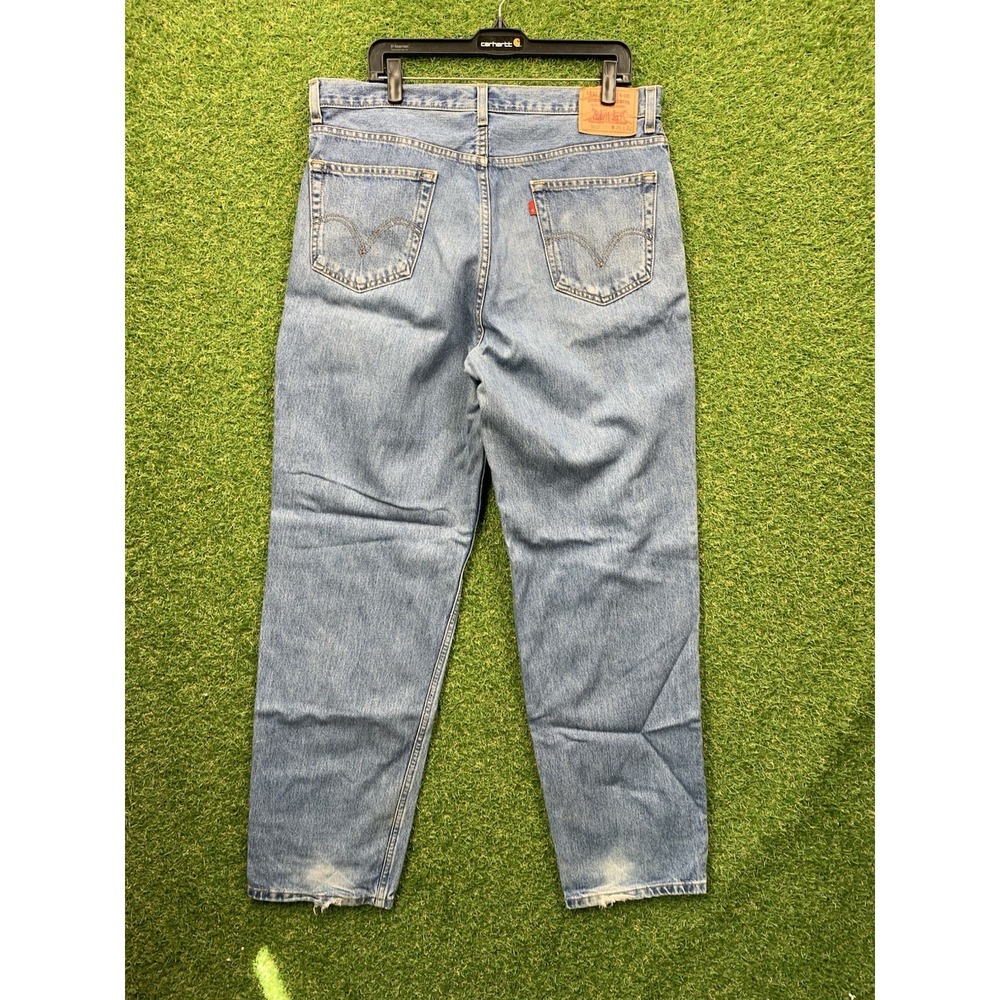 Levis 560 Jeans Mens 36x32 Loose Fit Tapered Leg Light Wash 90s Vintage Workwear